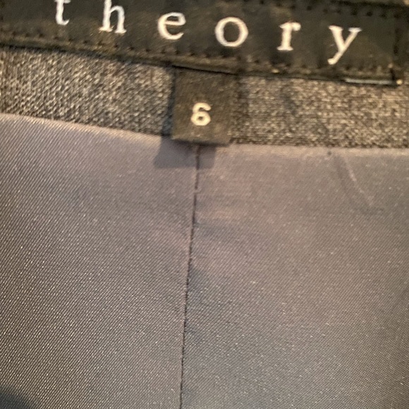 Theory knit drop waist flare skirt, size 4 - Picture 5 of 6